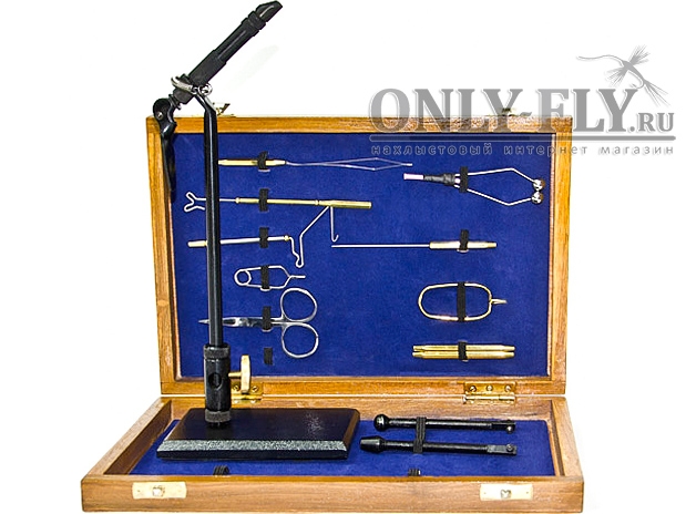 Набор инструментов в деревянной коробке FLY-FISHING Deluxe 'AA' Tools Kit