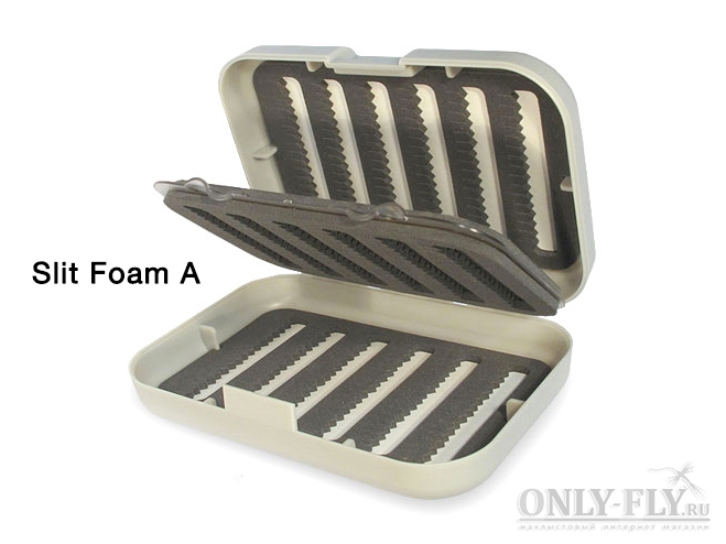 Коробочка для мушек FLY-FISHING CB Swingleaf Fly Box (12.5 × 8.8 × 3.4 см) Slit Foam A