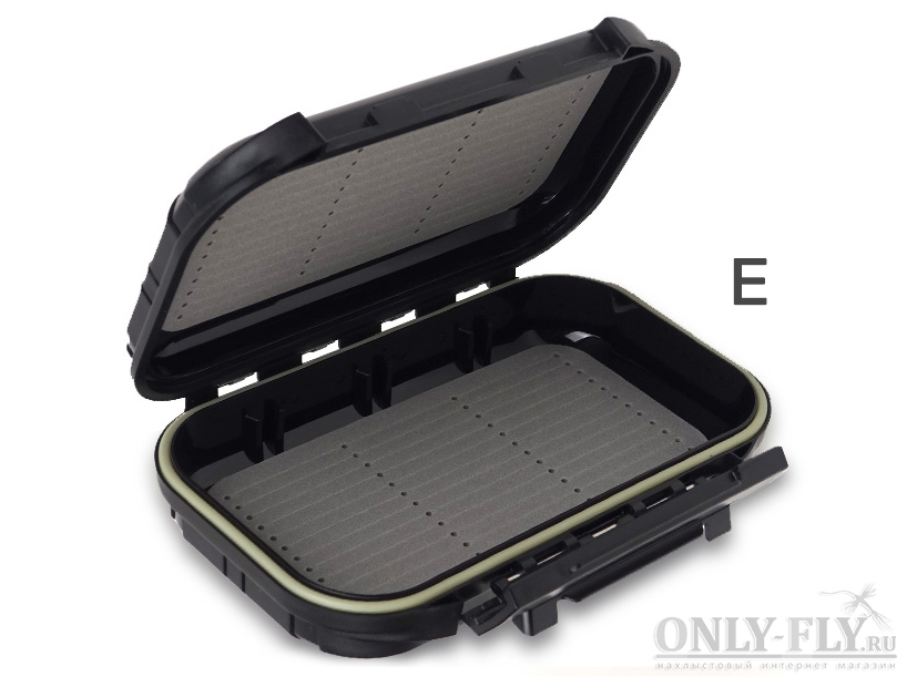 Коробочка для мушек FLY-FISHING Waterproof Fly Box CFM (17 × 11 × 4.5 см) Slit Foam E, Black