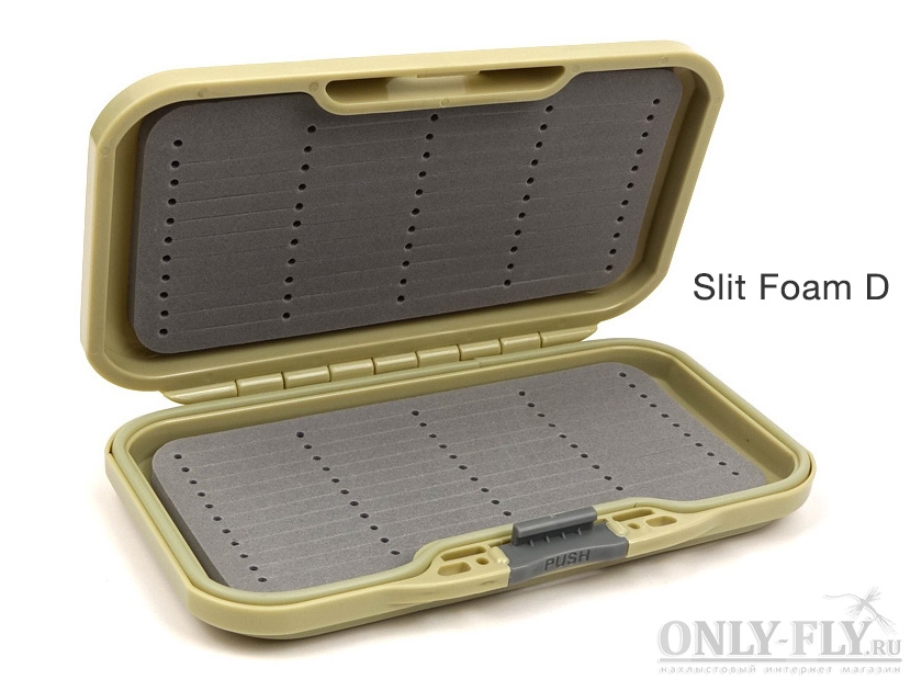 Коробочка для мушек FLY-FISHING Waterproof Fly Box (15.8 × 8.6 × 2.6 см) Slit Foam D, Grey